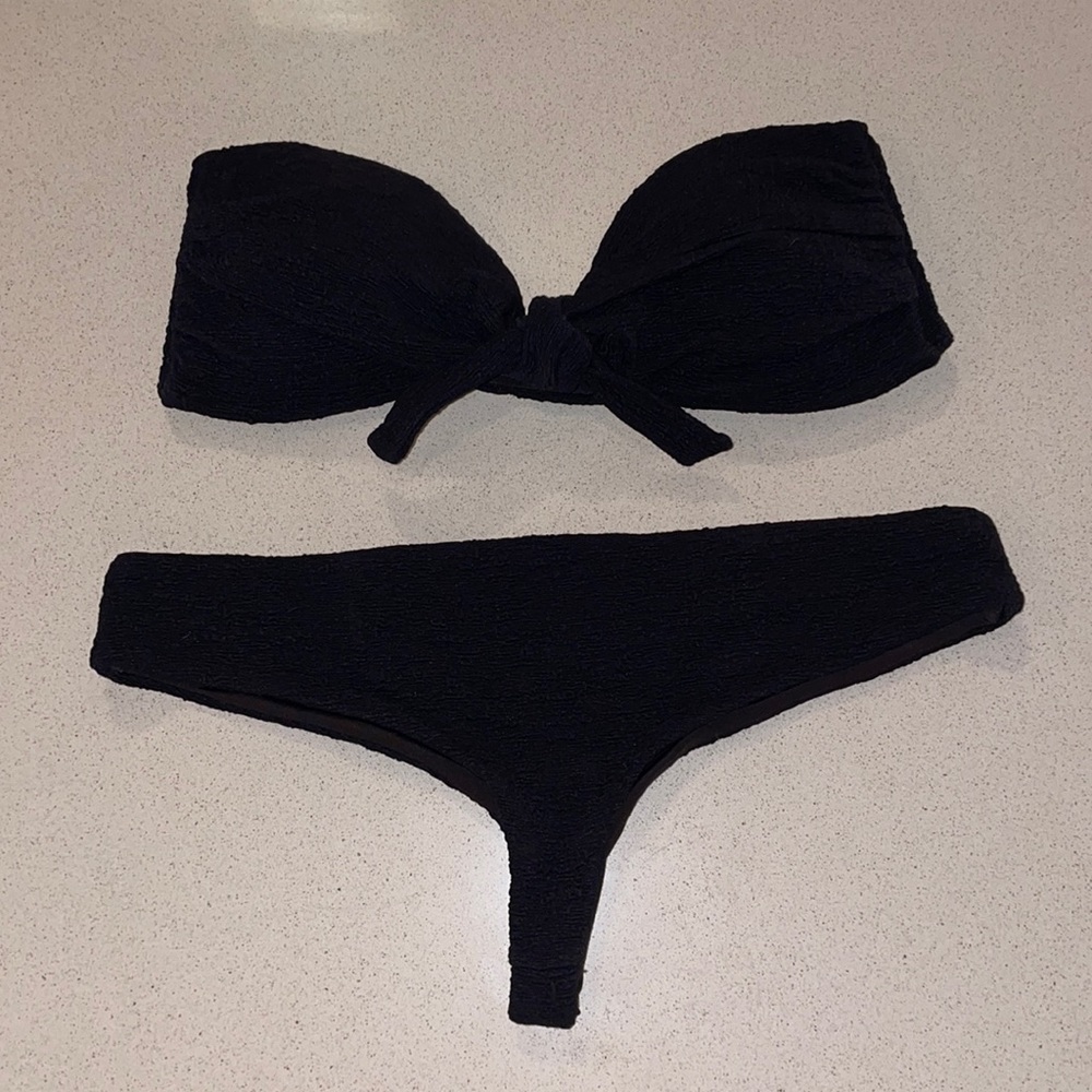 Beach Riot x Stone Cold Fox Strapless Thong Bikini Size S